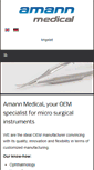 Mobile Screenshot of amannmed.de